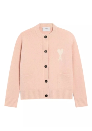 AMI Paris Ami de Coeur cardigan - Pink