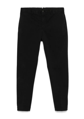 Incotex pressed-crease trousers - Black