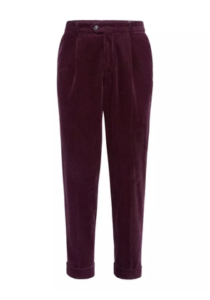 Brunello Cucinelli corduroy trousers - Purple