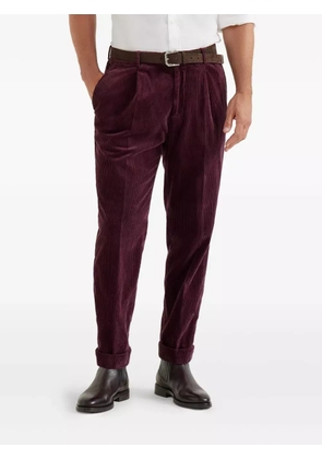 Brunello Cucinelli corduroy trousers - Purple