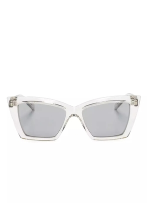Saint Laurent Eyewear butterfly-frame sunglasses - Neutrals