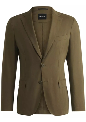 BOSS single-breasted blazer - Green