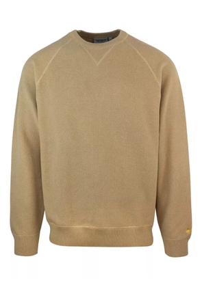 Carhartt WIP Chase raglan-sleeve waffle-knit sweater - Brown