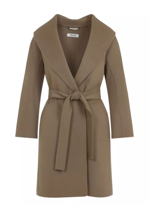 'S Max Mara belted wrap coat - Brown