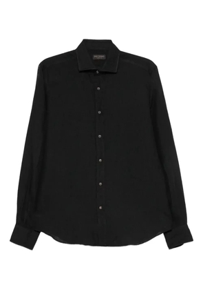 Dell'oglio long-sleeve button-fastening shirt - Black