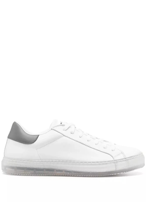 Kiton Ussa088 leather sneakers - White
