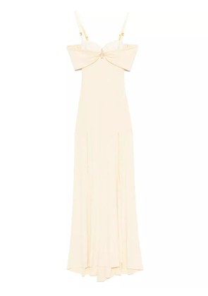 Elisabetta Franchi bustier-style gown - Yellow