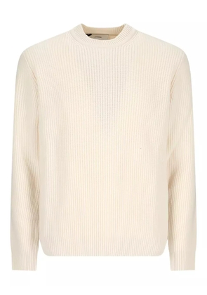 Tagliatore ribbed-knit jumper - White
