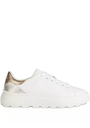 Geox Spherica Ec4.1 leather sneakers - White