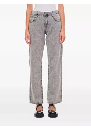 AG Jeans Tenerife low-rise straight-leg jeans - Grey