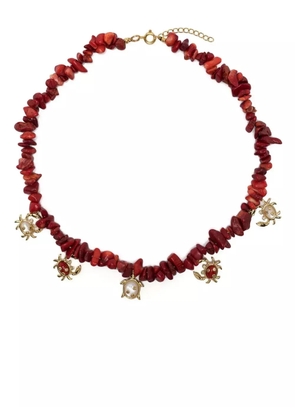 Eshvi sea animal necklace - Red