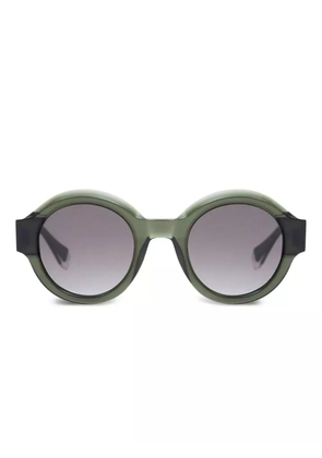 GIGI STUDIOS Stella round-frame sunglasses - Green