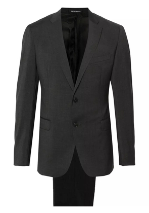 Emporio Armani virgin-wool suit - Grey