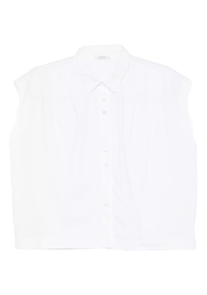 Transit buttoned sleeveless shirt - White
