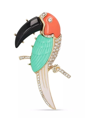 Kenneth Jay Lane Vintage pre-owned Toucan brooch - Gold