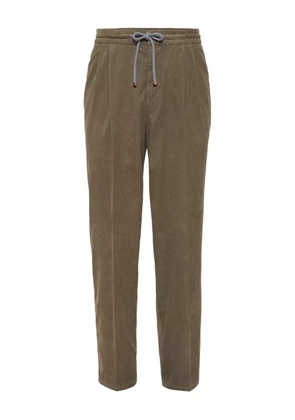 Brunello Cucinelli cotton straight-leg trousers - Brown