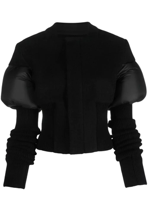 Rick Owens cropped panelled jacket - Black