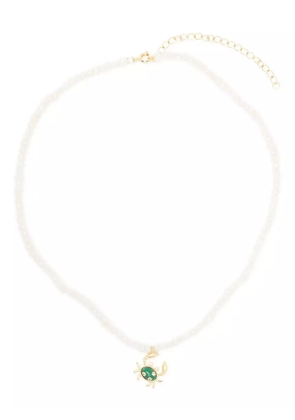 Eshvi pearl crab necklace - Neutrals