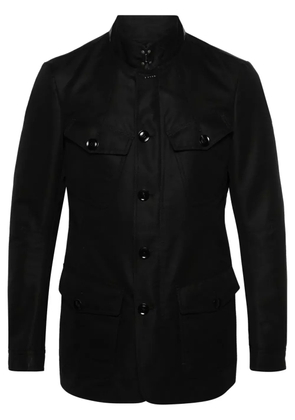 TOM FORD Compact military jacket - Black