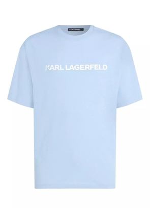Karl Lagerfeld logo-print T-shirt - Blue