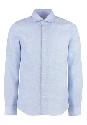 Bastoncino micro-check shirt - Blue