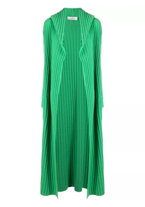 Teddy Cashmere Amalfi rib-knit cashmere cardigan - Green