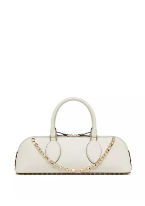 Valentino Garavani Rockstud E/W tote bag - White