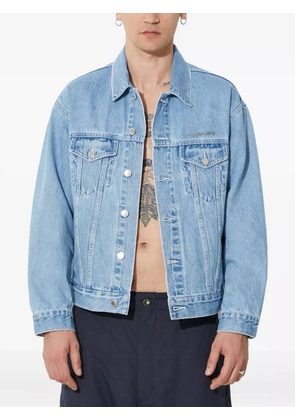 A BATHING APE® star-detail denim jacket - Blue