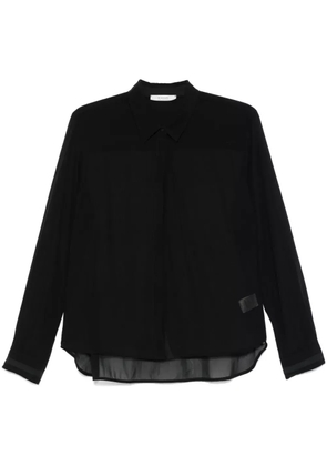 Kristensen Du Nord semi-sheer shirt - Black