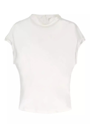 Ports 1961 mock-neck short-sleeve top - Neutrals