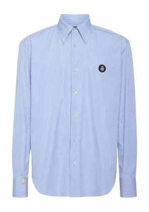 Billionaire striped cotton shirt - Blue