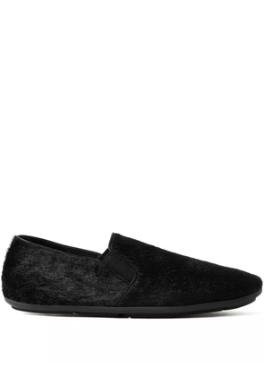 The Row leather loafers - Black