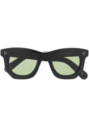 Lesca tinted thick-frame sunglasses - Black