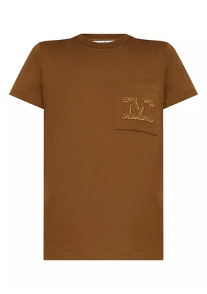 Max Mara logo-print T-Shirt - Brown