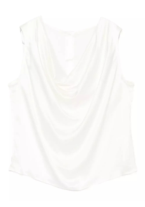Officine Generale cowl-neck sleeveless top - White