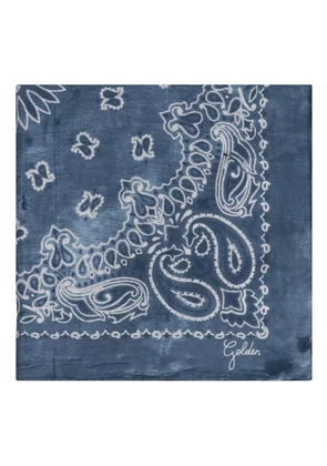 Golden Goose paisley-print scarf - Blue