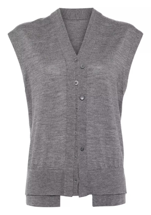 JNBY wool knit waistcoat - Grey
