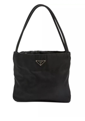 Prada Pre-Owned 2010s triangle-logo handbag - Black