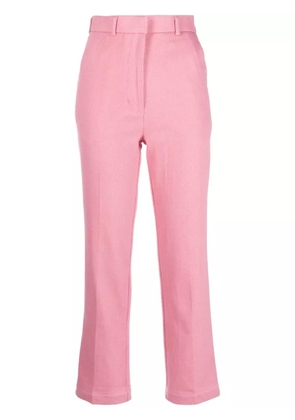 Thebe Magugu slim-cut cropped trousers - Pink