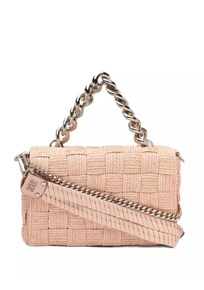 Casadei Hanoi woven chain shoulder bag - Neutrals