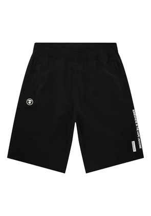 AAPE BY *A BATHING APE® logo-patch bermuda shorts - Black