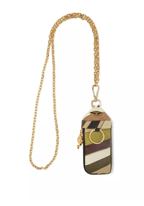 PUCCI Iride-print card holder - Green