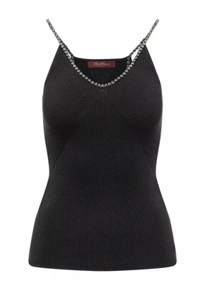 Max Mara Mina ribbed top - Black