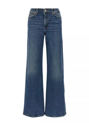 7 For All Mankind stonewashed wide-leg jeans - Blue