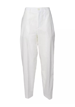 SOLOTRE cotton trousers - White