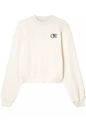 Off-White OW-print cotton sweatshirt