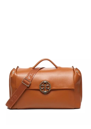 V°73 leather shoulder bag - Brown