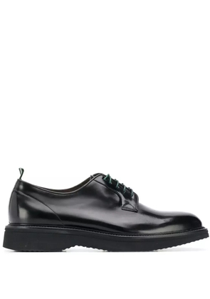 Green George classic derby shoes - Black