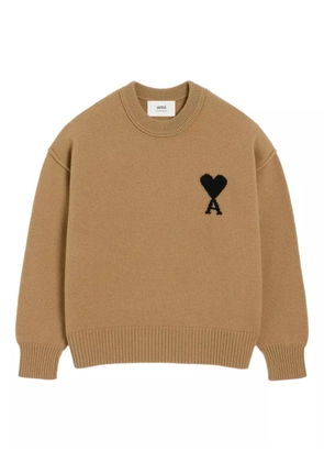 AMI Paris Ami de Coeur sweater - 288 CAMEL/BLACK