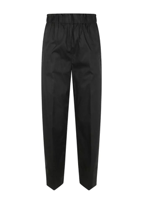 TWINSET elasticated-waist trousers - Black